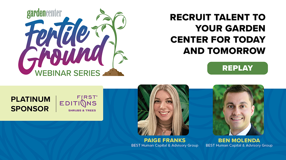 Recruiting for Your Garden Center Webinar
